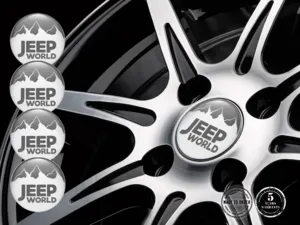 Jeep Adesivi Cerchio Logo Design Silicone Custom